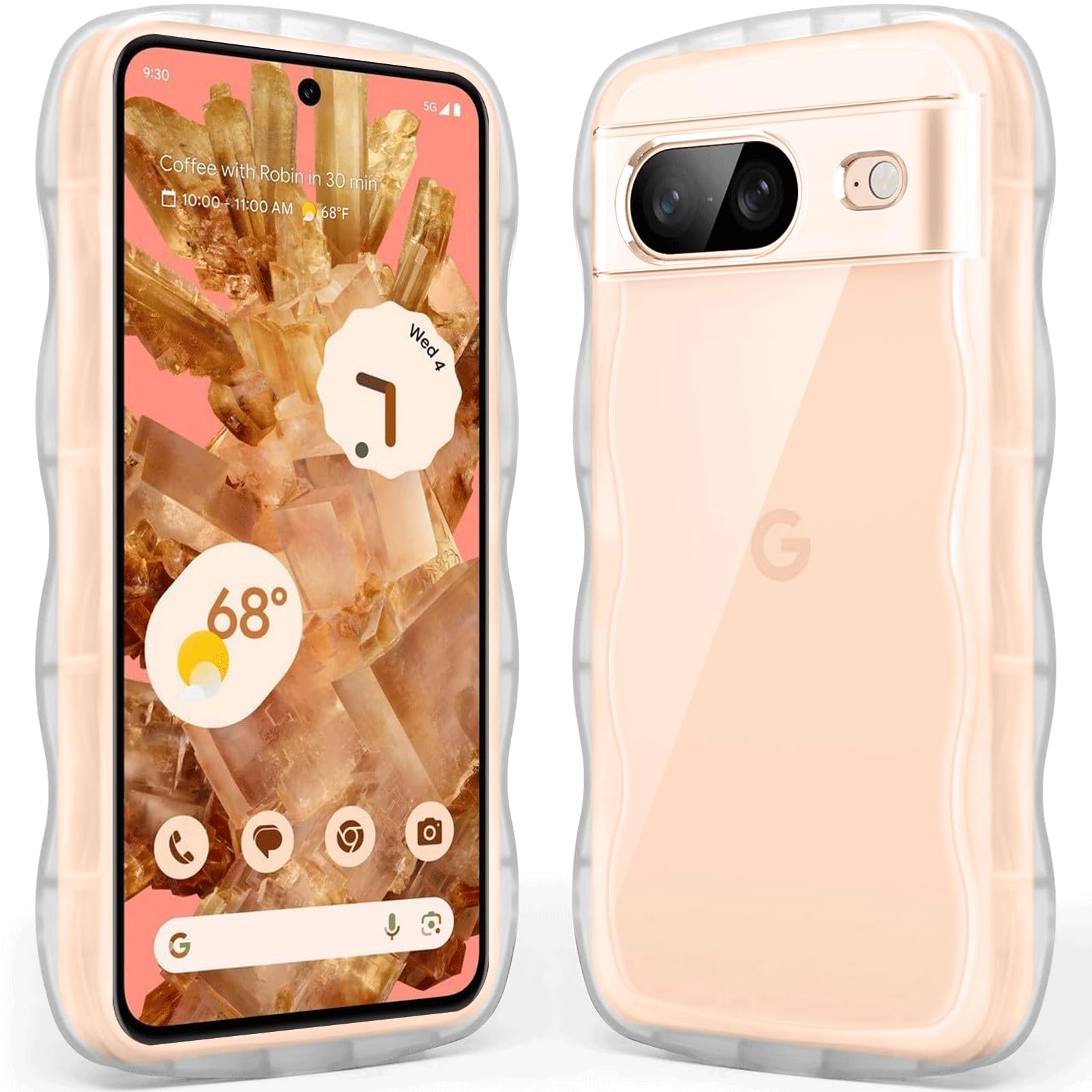 【美品】Google Pixel 8｜付属品完備＋ワイヤレス充電対応ケース付き Amazon.co.jp: Pixel 8 ケース クリア 人気 かわいい ピクセル 8